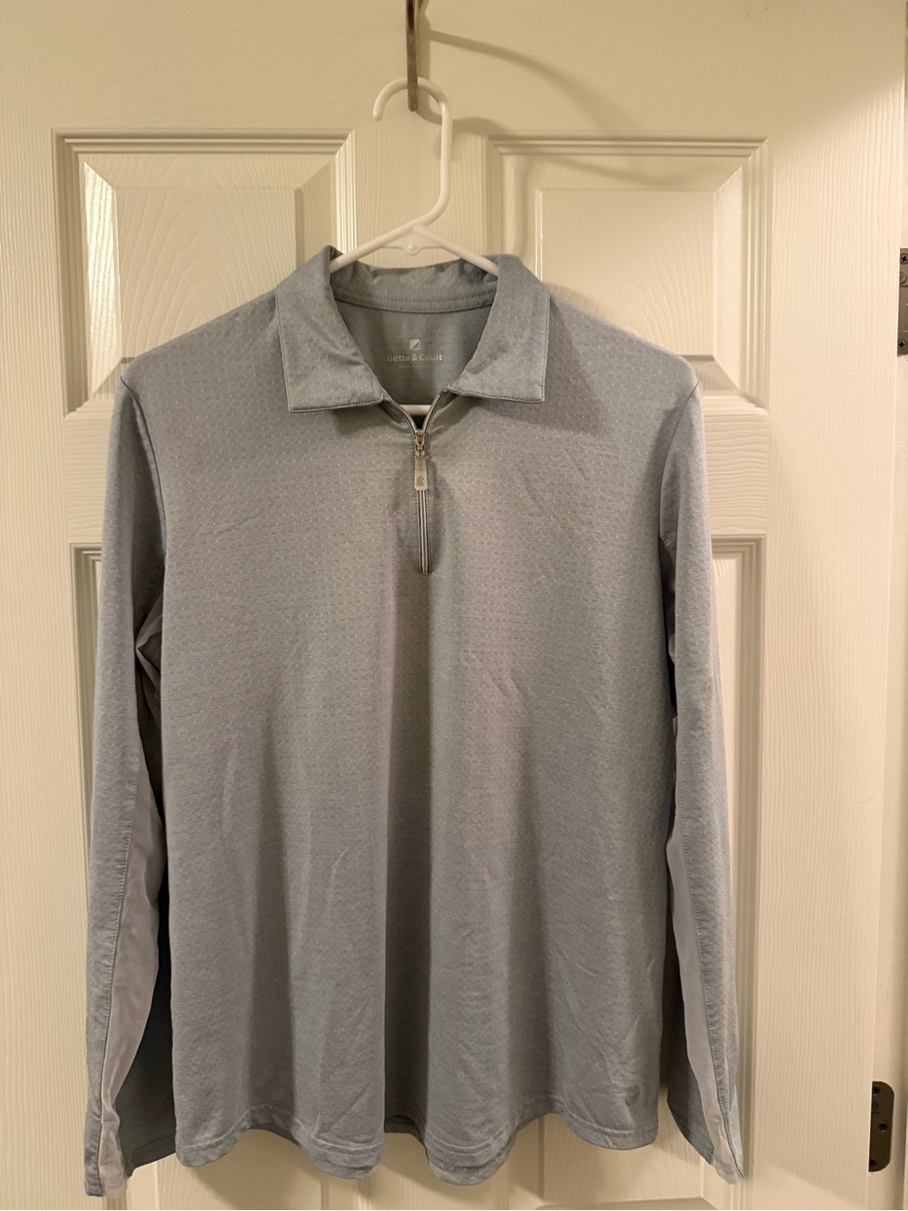 Bette & Court Quarter-Zip Long Sleeve Golf Shirt
